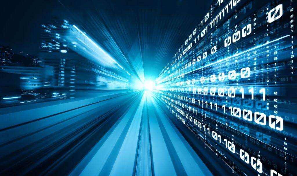 Macro image of AI data, zoomed in, and being used by IFF Taste for digital flavor solutions